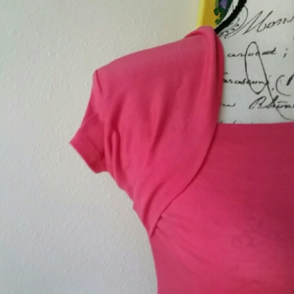 Phopsody  pink juniors S/P shirt - Picture 2 of 4